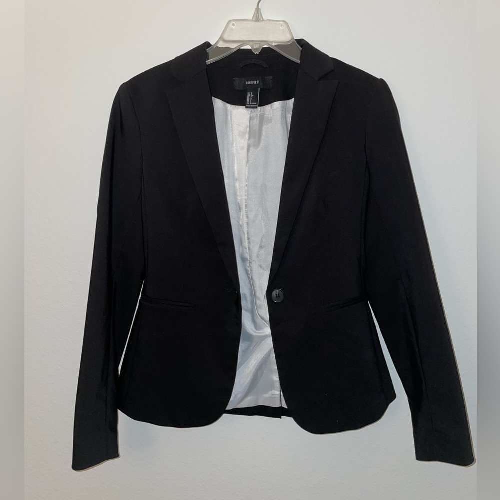 Black Blazer Fitted